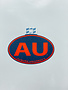 Blue 84 Euro Style AU Auburn University Decal