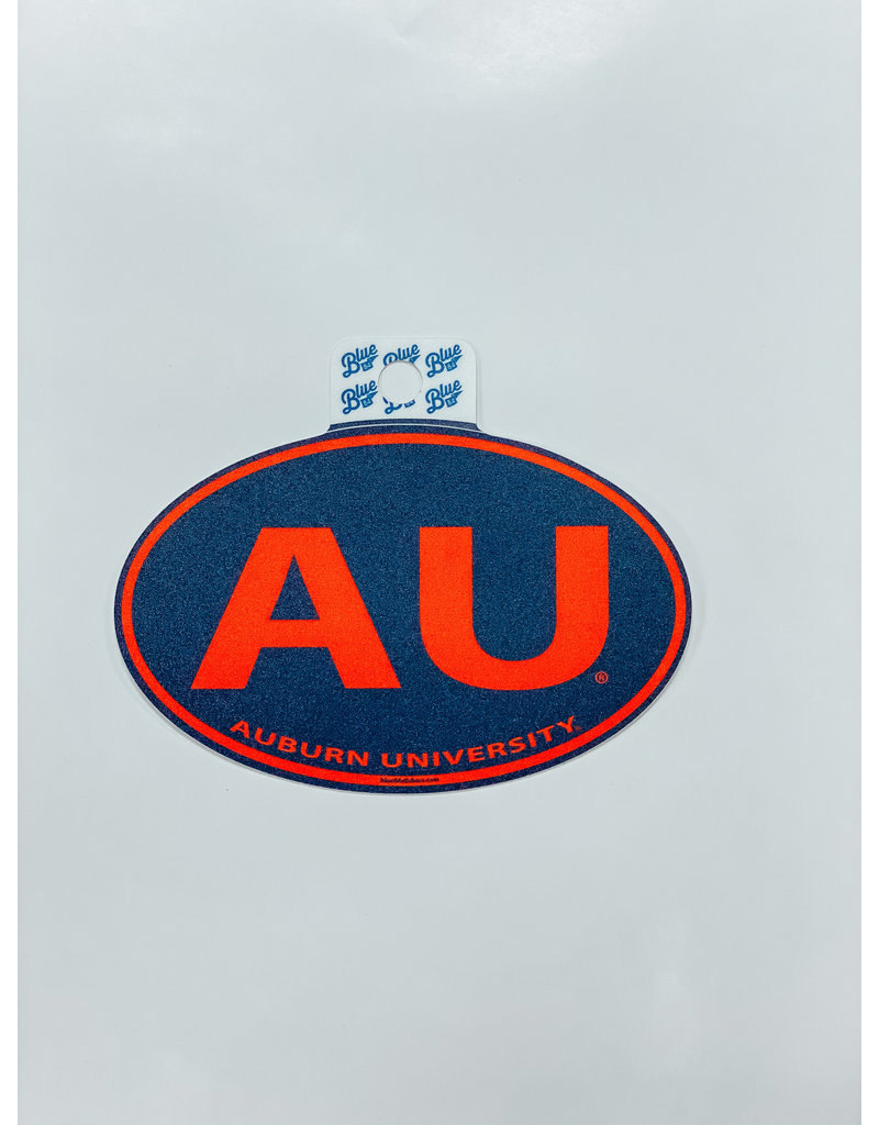 Blue 84 Euro Style AU Auburn University Decal