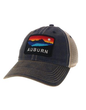 Legacy Auburn Panoramic Sunset Old Favorite Trucker Mesh Hat