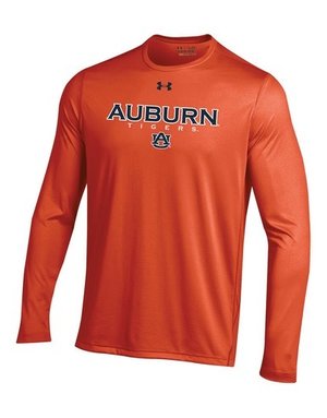 Under Armour Auburn Tigers AU Long Sleeve Tech T-Shirt