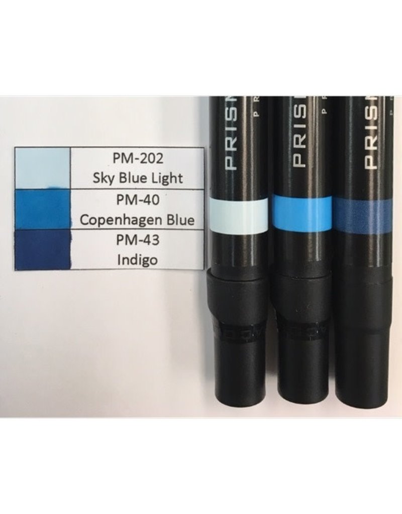 J&M Prismacolor Blue Graded Set-PM-202, PM-40,and PM-43