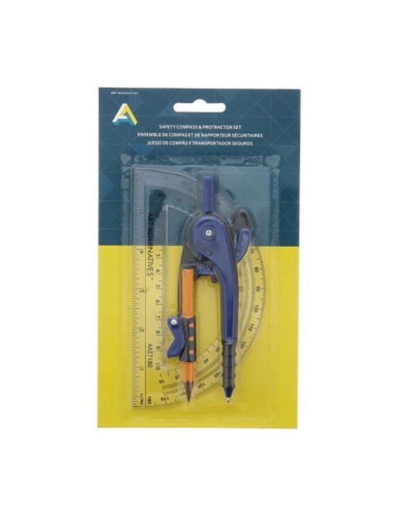 MacPherson Protractor and compass set