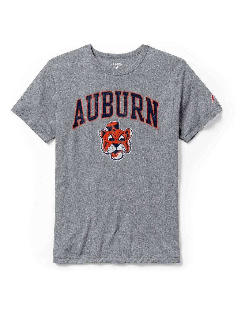 League Arch Auburn Vintage Aubie Triblend T-Shirt