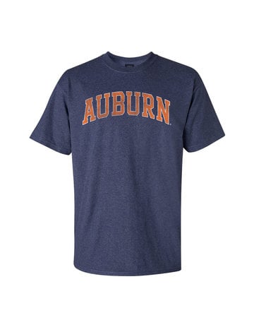 MV Sport Arch Auburn Vintage Screenprint T-Shirt