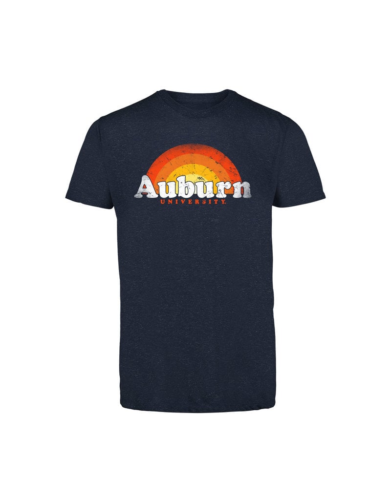 MV Sport Auburn Tigers Sunrise Arch Heathered T-Shirt