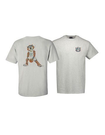 MV Sport Classic Watercolor Aubie Basketball T-Shirt