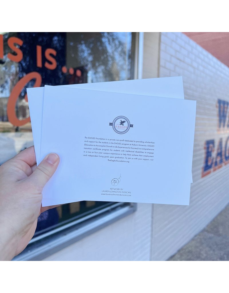 Art by LJD Eagles Foundation Card