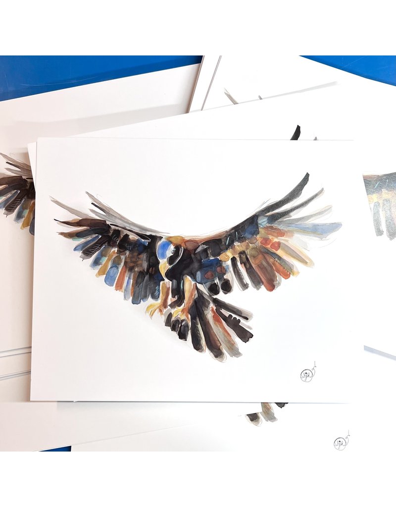 Art by LJD Eagles Foundation 8x10 Print