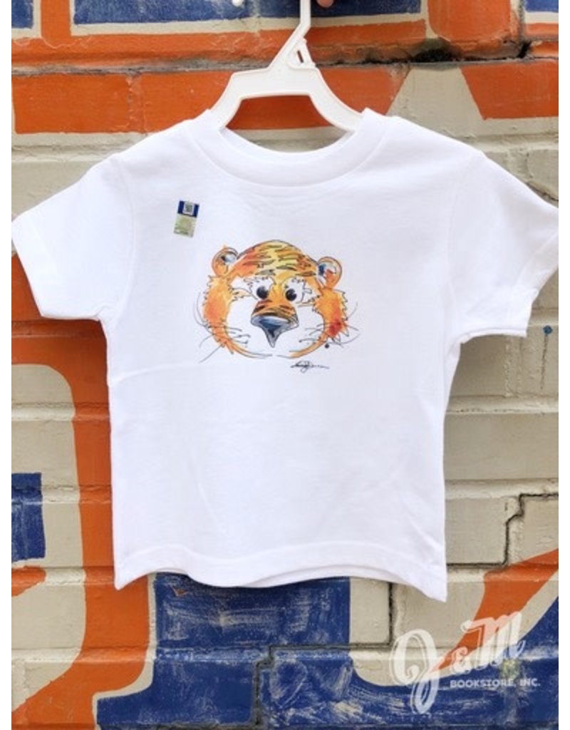 MV Sport Classic Aubie Watercolor Toddler T-Shirt