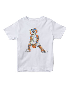 MV Sport Aubie Basketball Toddler Watercolor T-Shirt
