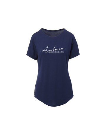 MV Sport Script Auburn University Ladies T-Shirt