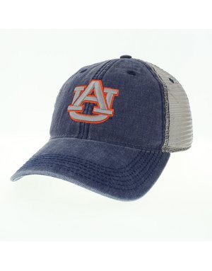 Legacy AU Mesh Snapback Trucker Hat, Denim, OSFA