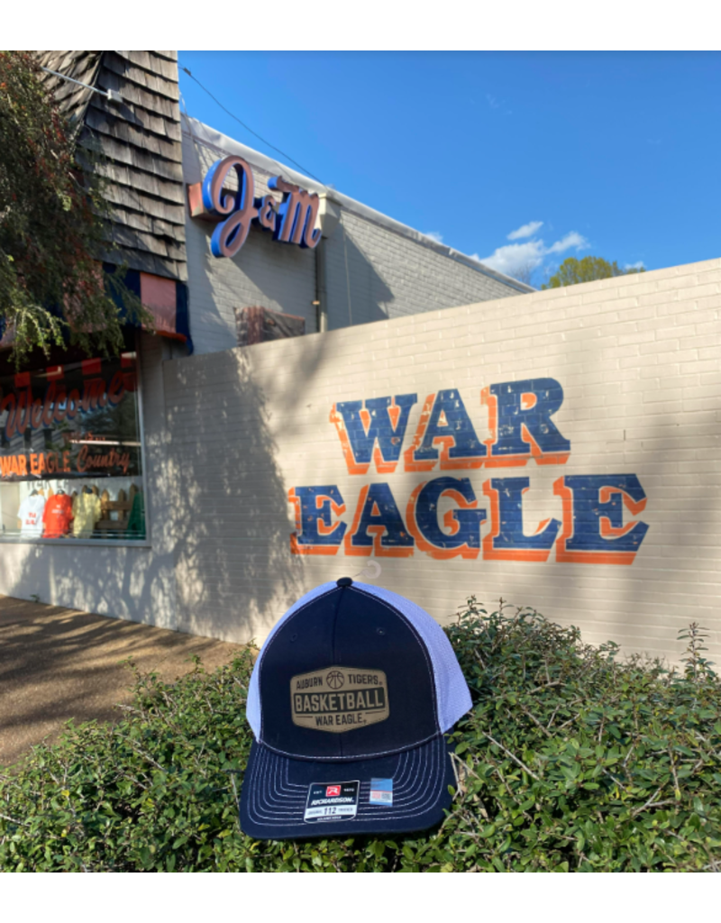 Weezabi Auburn Tigers Basketball War Eagle Patch Mesh Hat