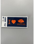 Angelus Pacific I Heart Auburn Oaks Decal