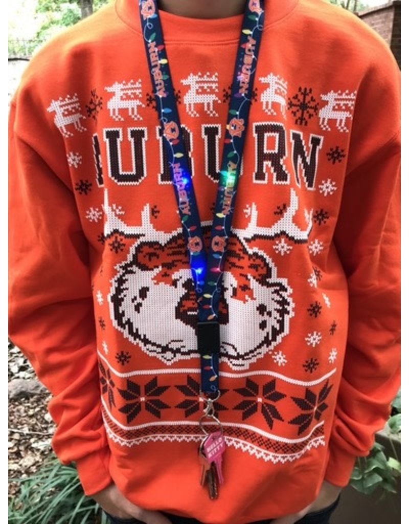 Aminco Auburn Holiday Lights LED Lanyard