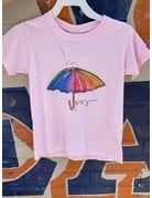 Art by LJD Watercolor Toddler Umbrella T-Shirt