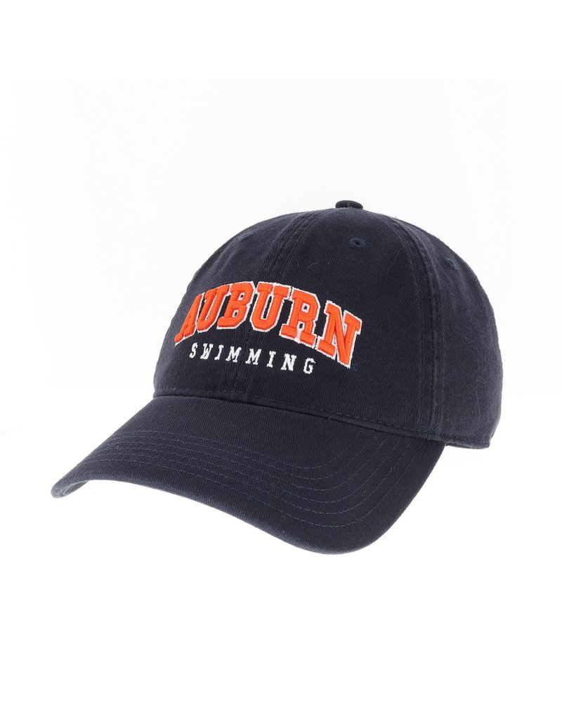 Legacy Arch Auburn Swimming Hat, Navy, OSFA