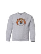 MV Sport Watercolor Aubie Youth Fleece Crew
