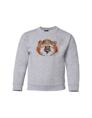 MV Sport Watercolor Aubie Youth Fleece Crew