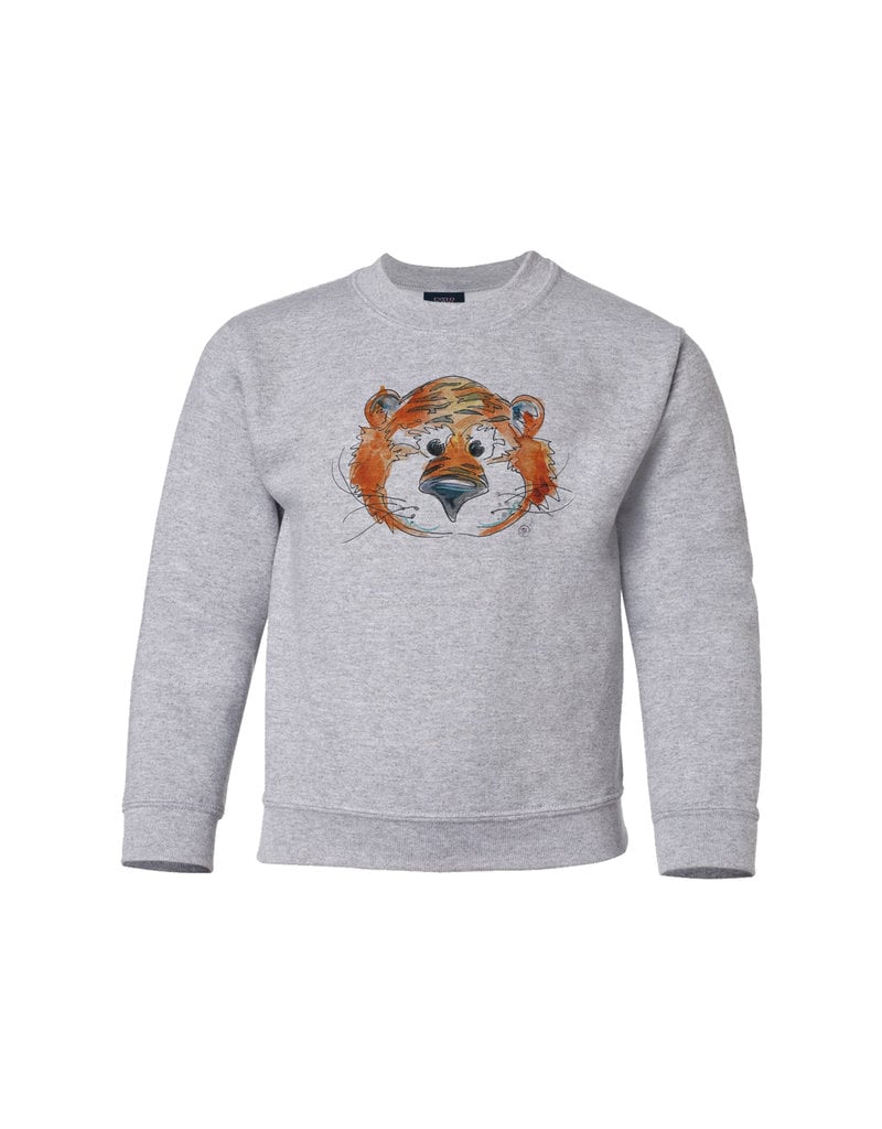 MV Sport Watercolor Aubie Youth Fleece Crew