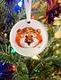 Art by LJD Watercolor Aubie Ornament