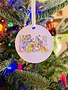 Art by LJD Watercolor Nativity Ornament