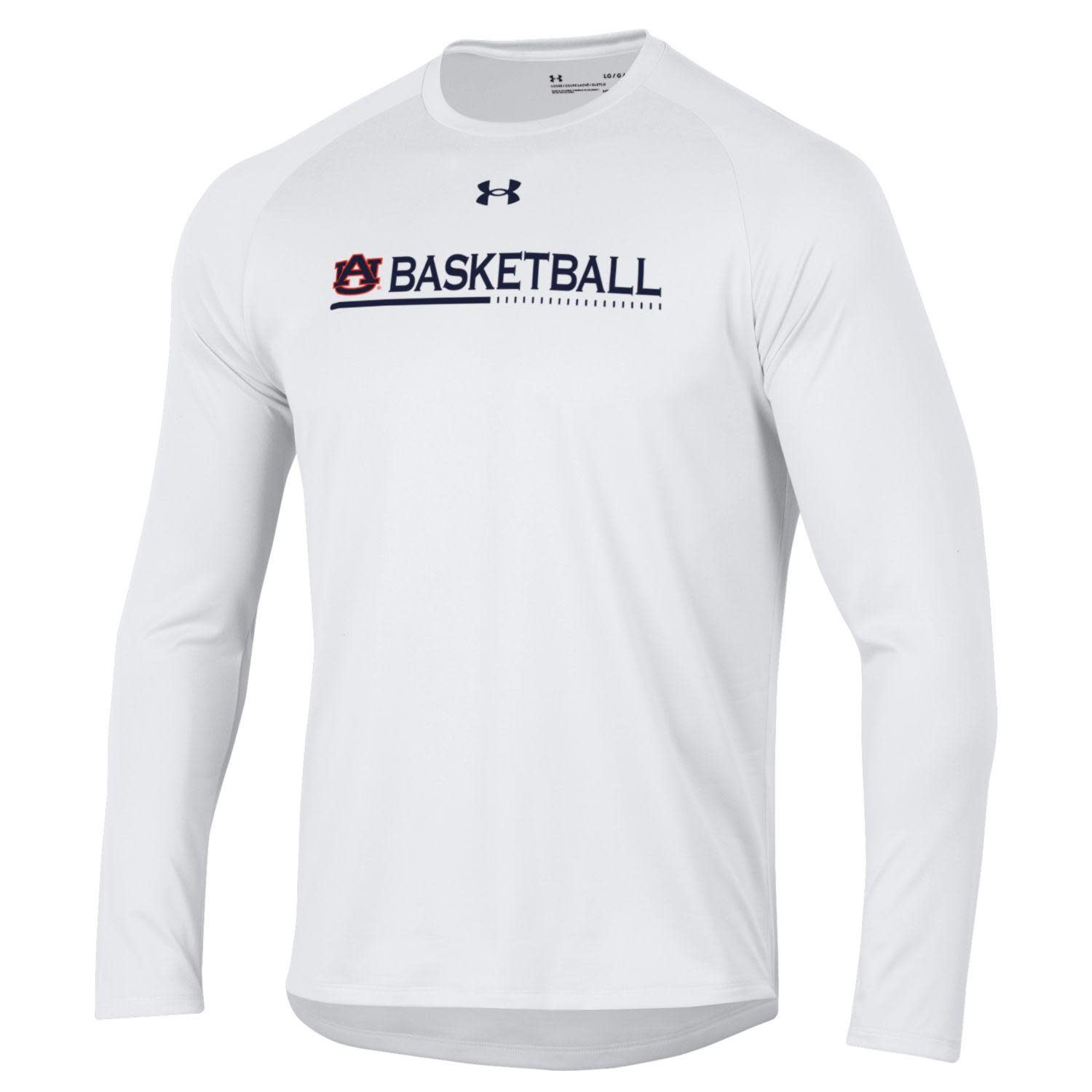 white basketball long sleeve
