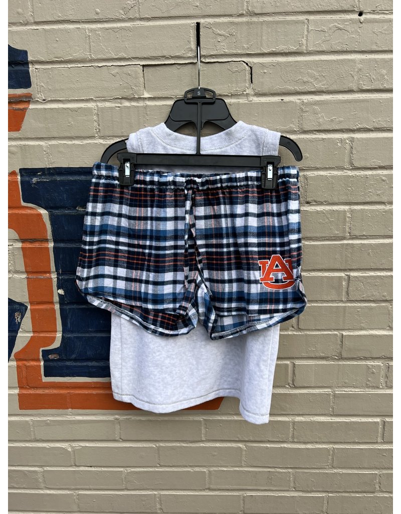 College Concepts Auburn AU Tank and Flannel Short