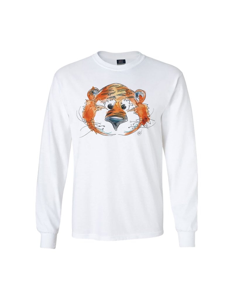 Tiger White Long Sleeve Tee