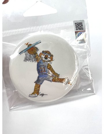 Collegiate Trading Company aubie  watercolor slam dunk button
