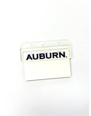 Jardine Associates Block Auburn Clear Top Bar ID Holder