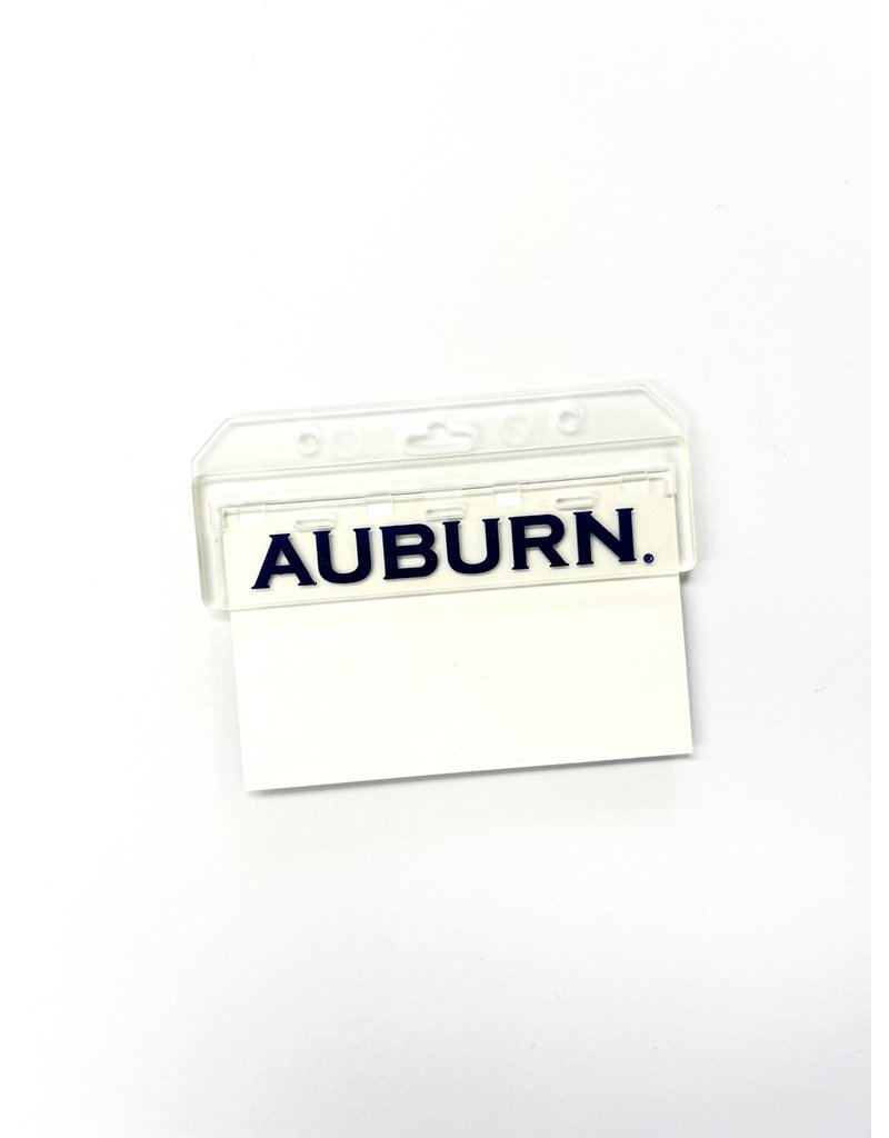 Jardine Associates Block Auburn Clear Top Bar ID Holder