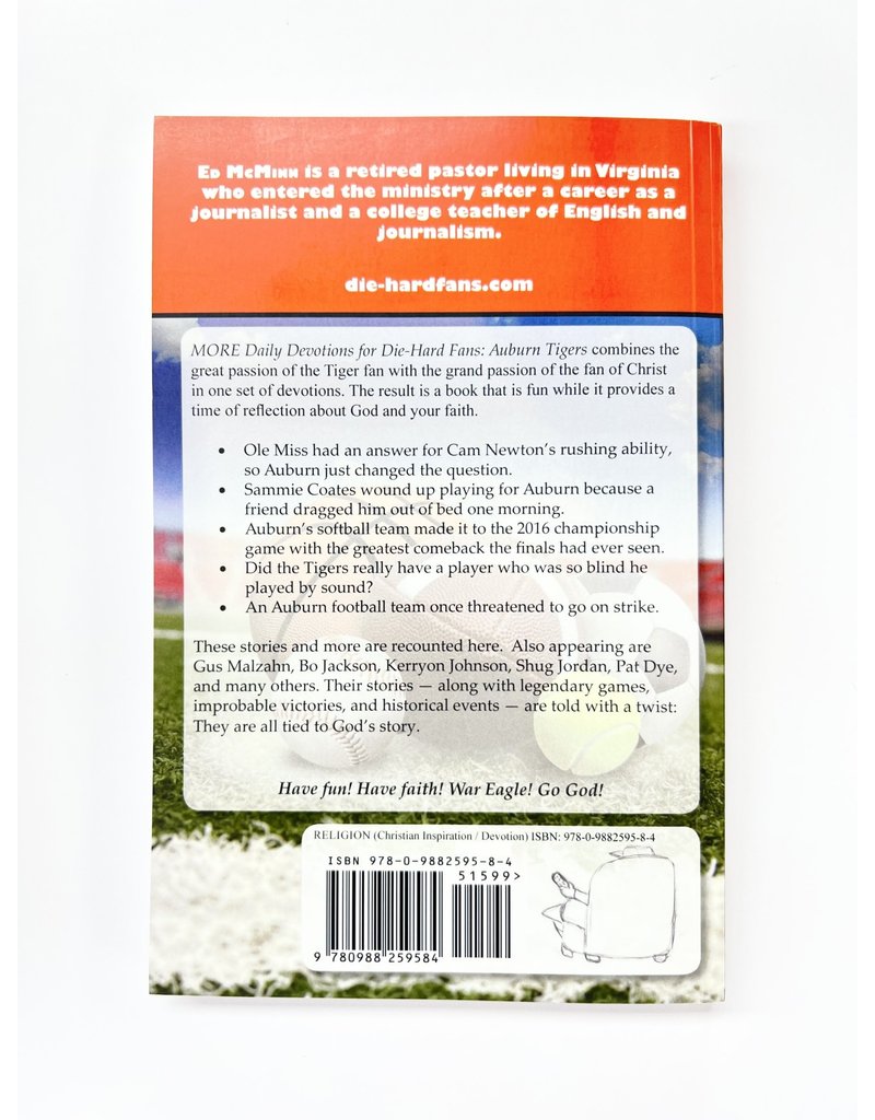 Extra Point Publishers Auburn Tigers: More Daily Devotions for Die-Hard Fans Volume 2-McMinn