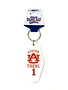 Nisha Auburn AU Tigers 1 Motel Keychain, White