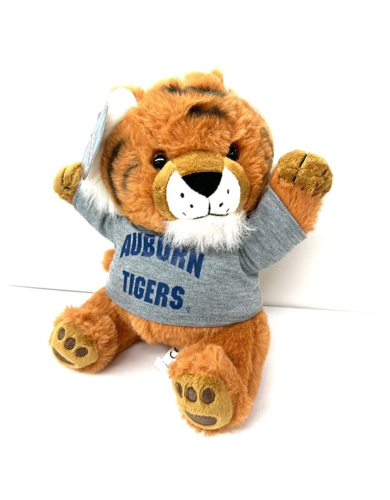 Mascot Factory Jubilee Plush Tiger with Auburn Tigers T-Shirt