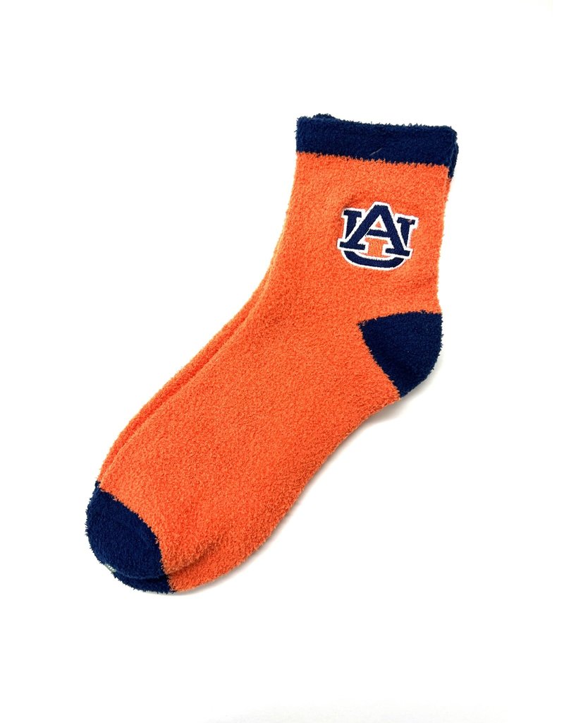 Donegal Bay Auburn Solid Fuzzy Socks