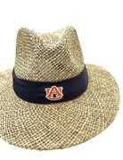 The Game AU Straw Hat with Navy Band