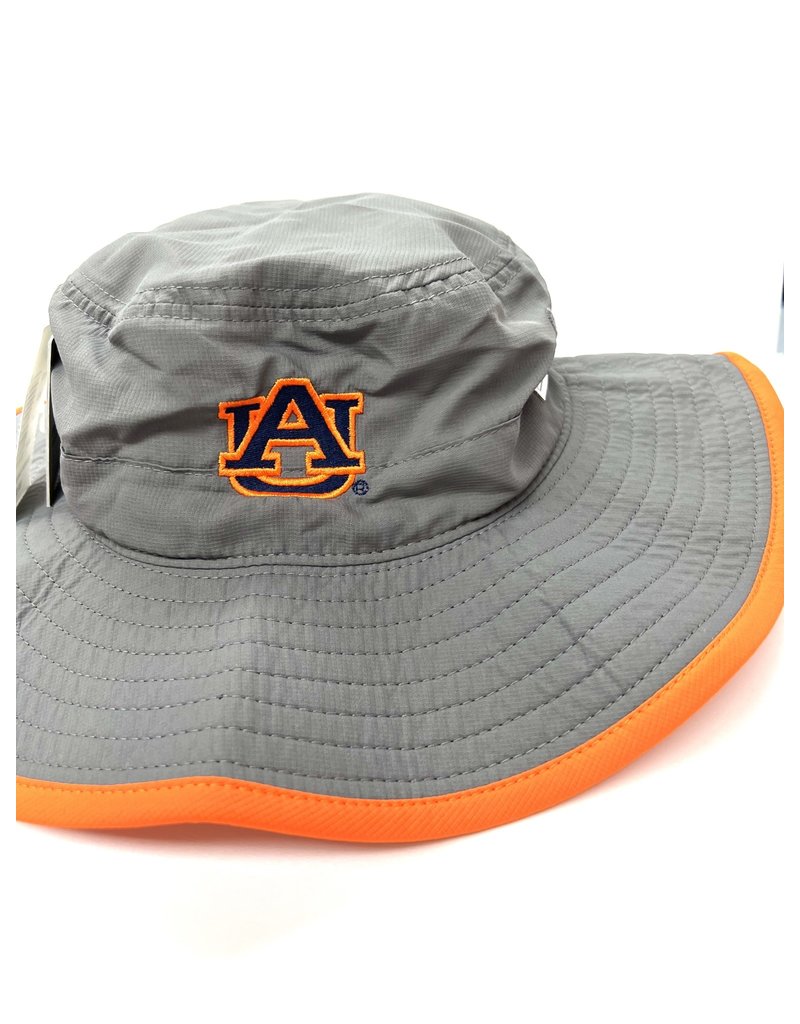 The Game AU Charcoal Bucket Hat with Orange Rim