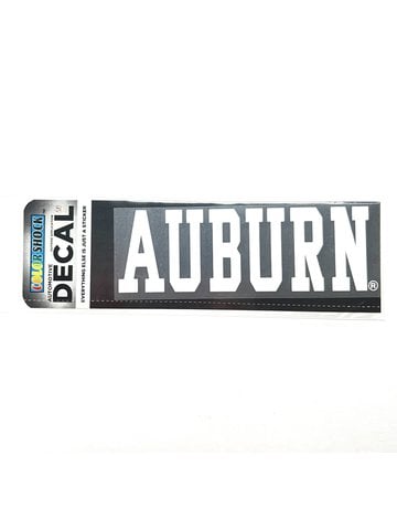 CDI White Block Auburn Decal