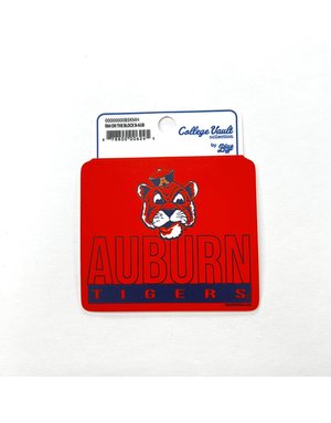 Blue 84 Vintage Aubie Auburn Tigers Block Sticker
