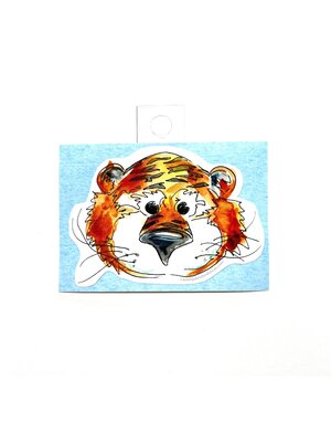 Art by LJD Watercolor Aubie Decal