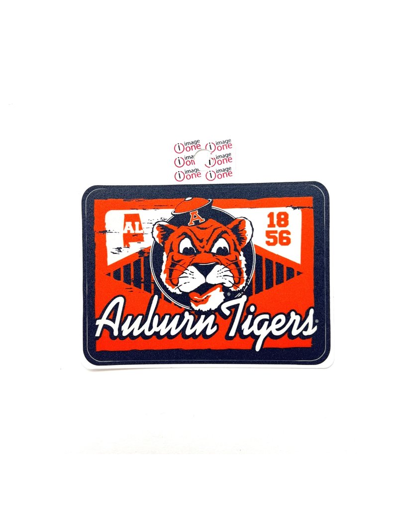 Image One Vintage Aubie Auburn Tigers Ticket Decal