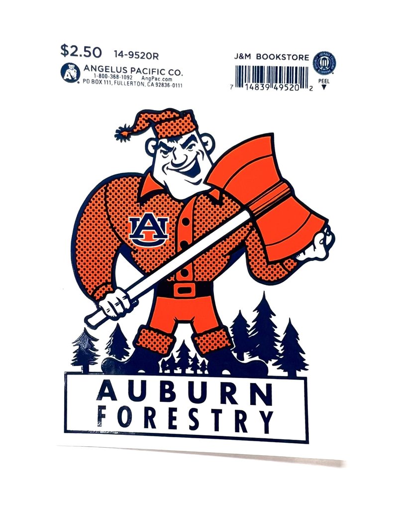 Angelus Pacific Forestry Axe Man Decal