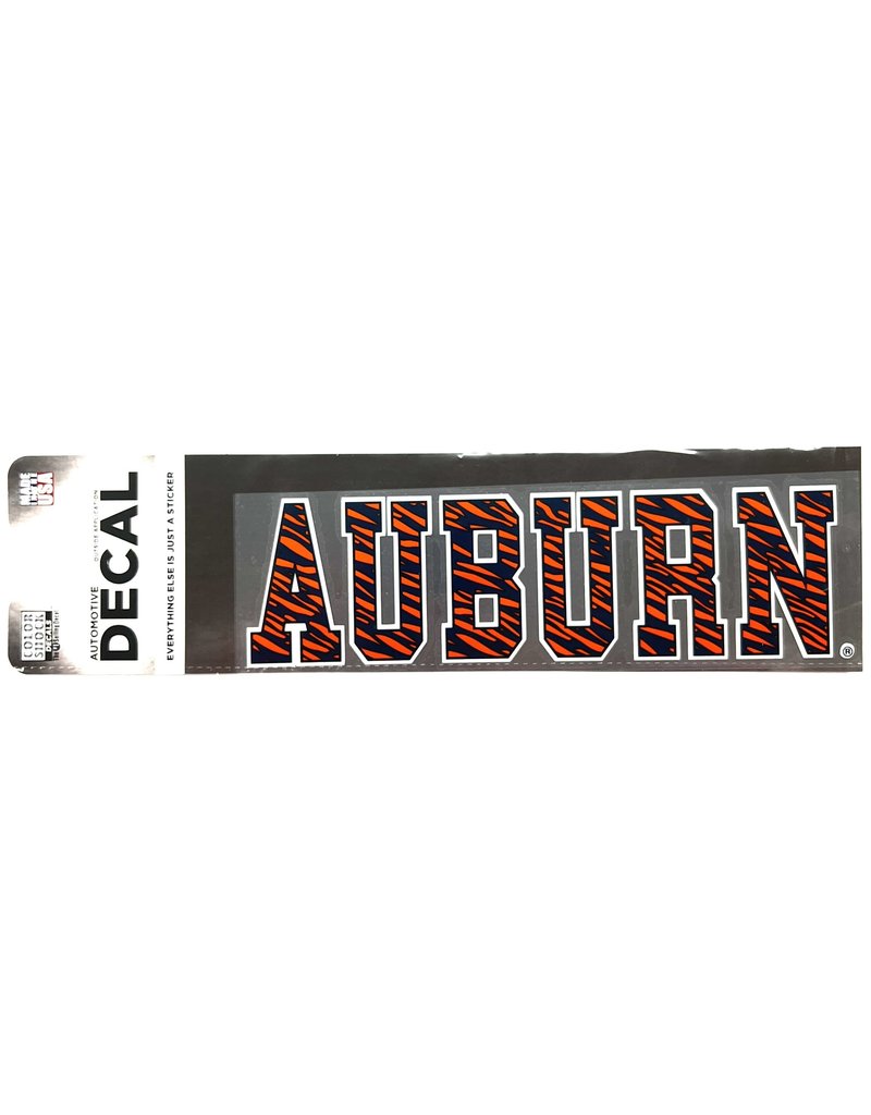 CDI Block Auburn Tiger Stripe Decal