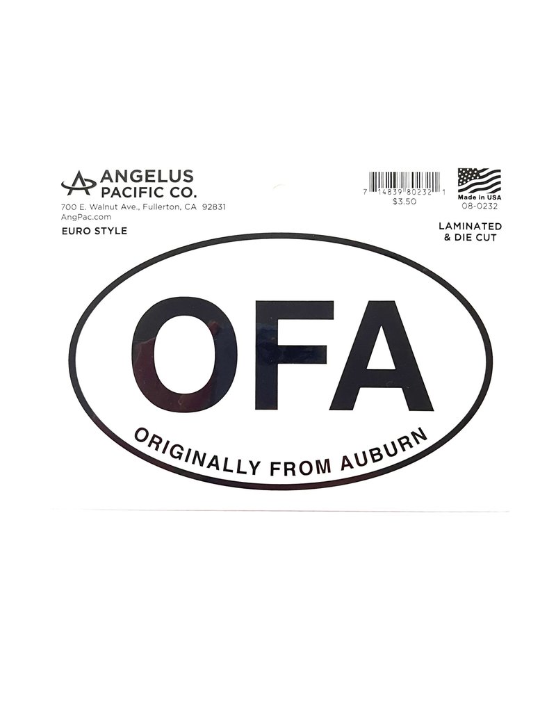 Angelus Pacific OFA Decal