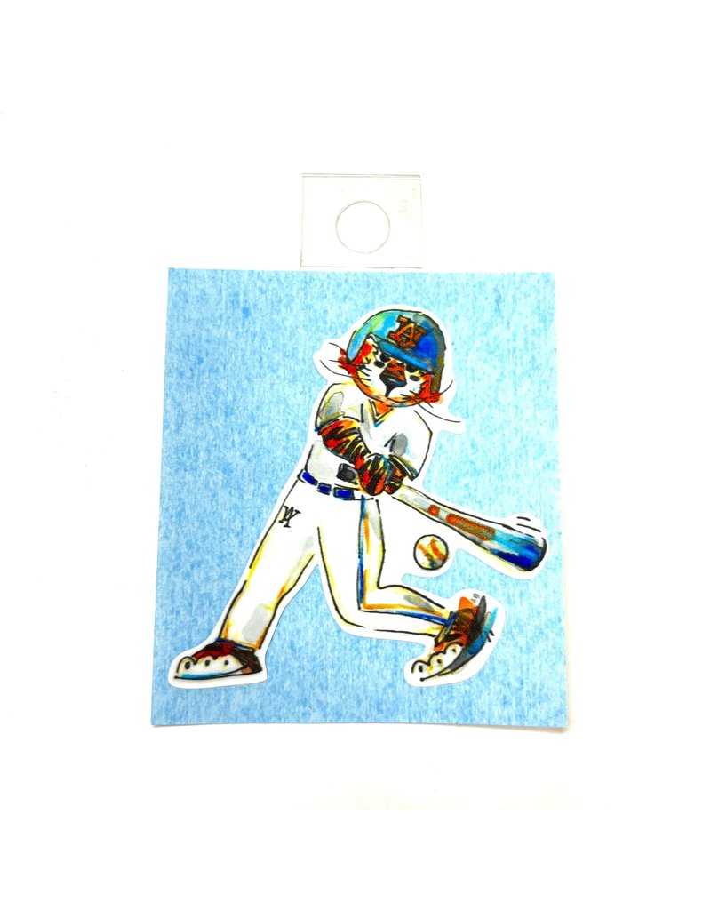 Art by LJD Watercolor Aubie Sport Decals