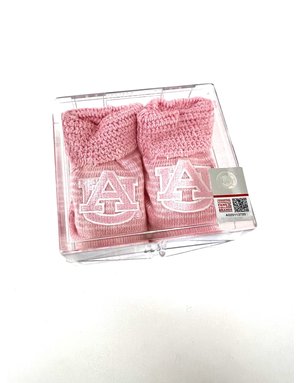 Two Feet Ahead Baby Bootie with applique