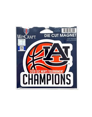 Wincraft 2019 Auburn Mens Basketball SEC Tournament Champions Magnet