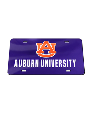 Craftique AU Auburn University Mirror License Plate