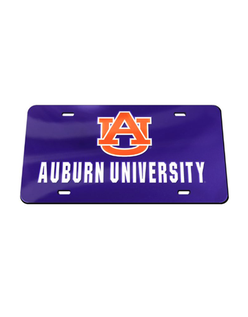 Craftique AU Auburn University Mirror License Plate